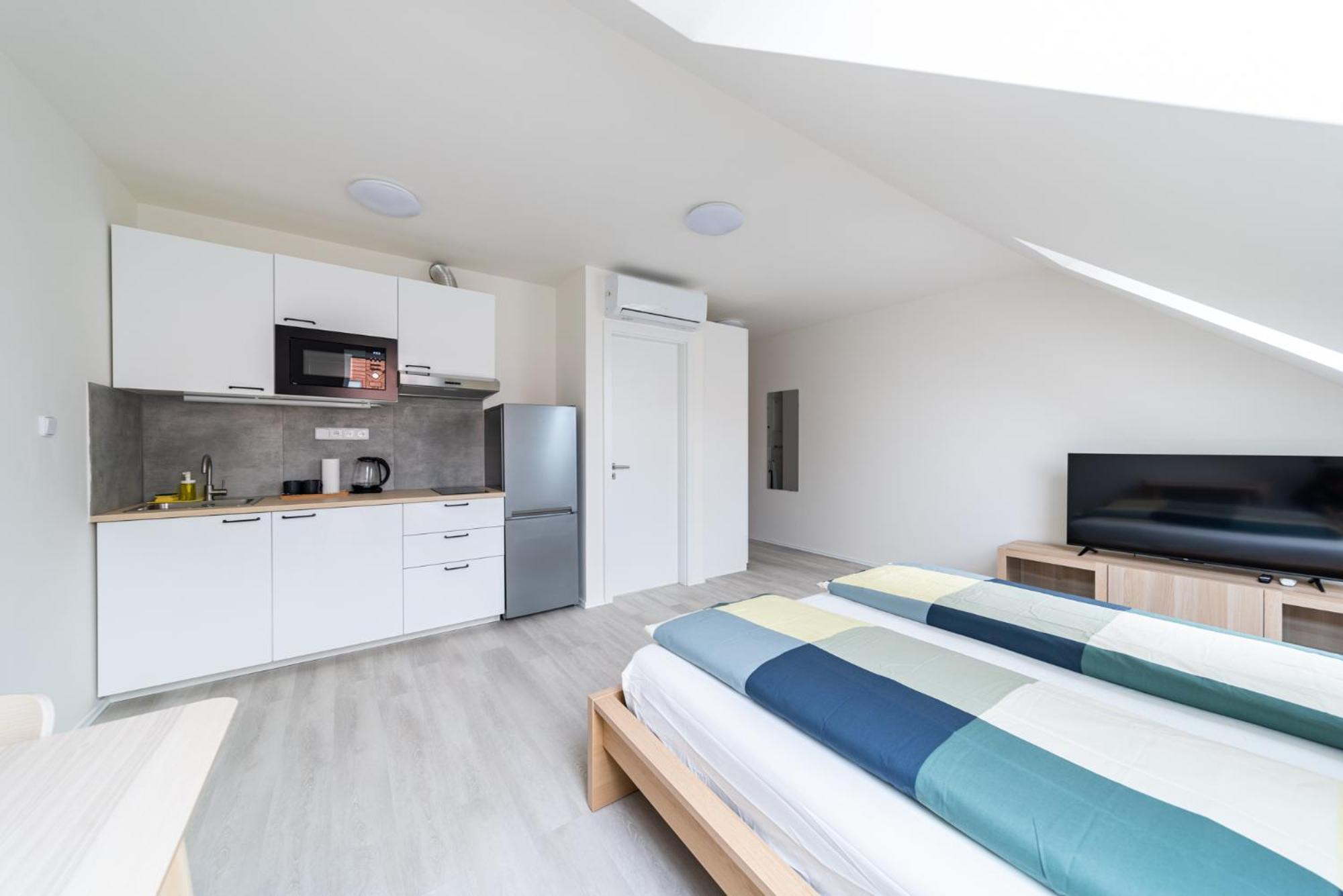 Apartments Borivojova 63 プラハ エクステリア 写真