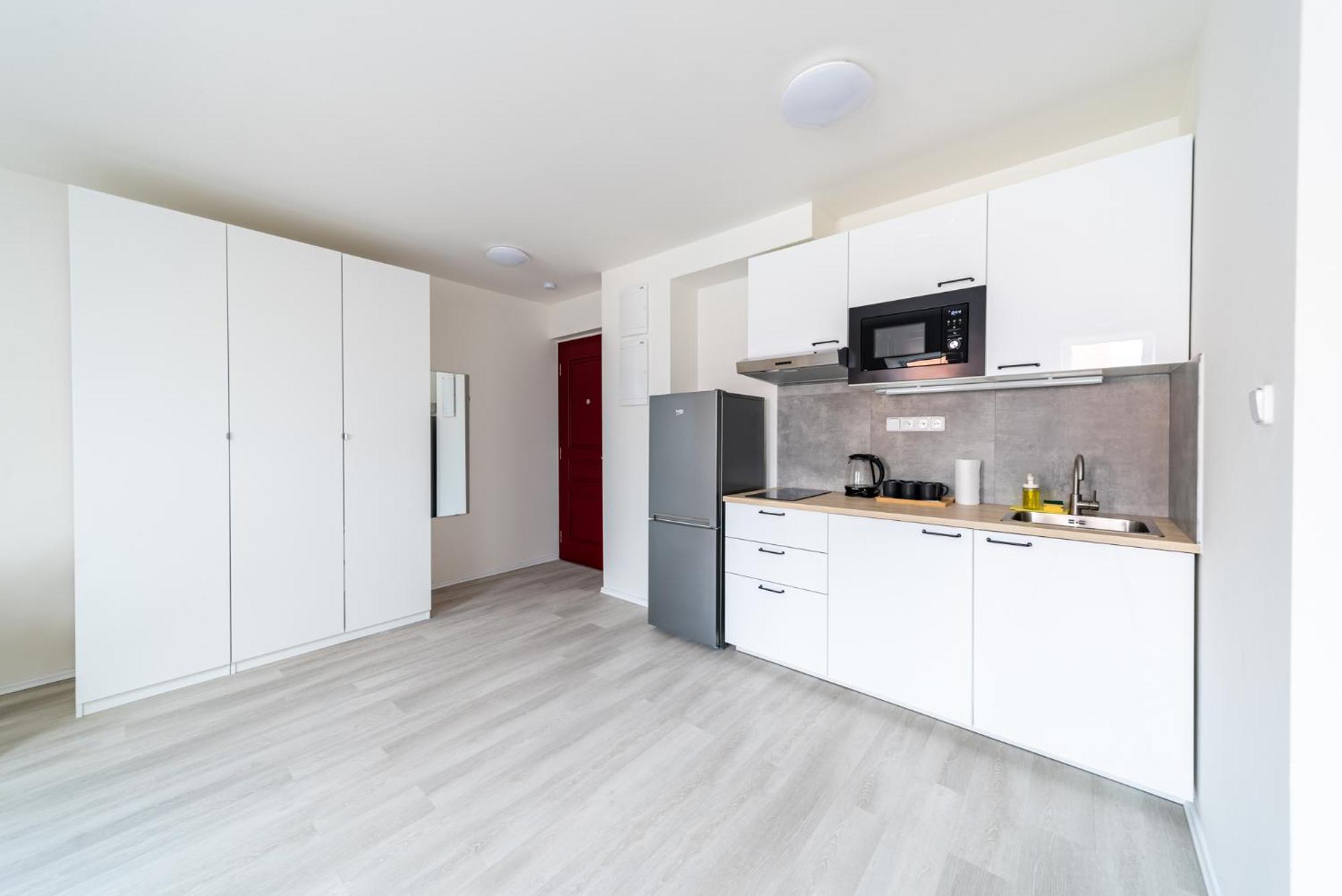 Apartments Borivojova 63 プラハ エクステリア 写真