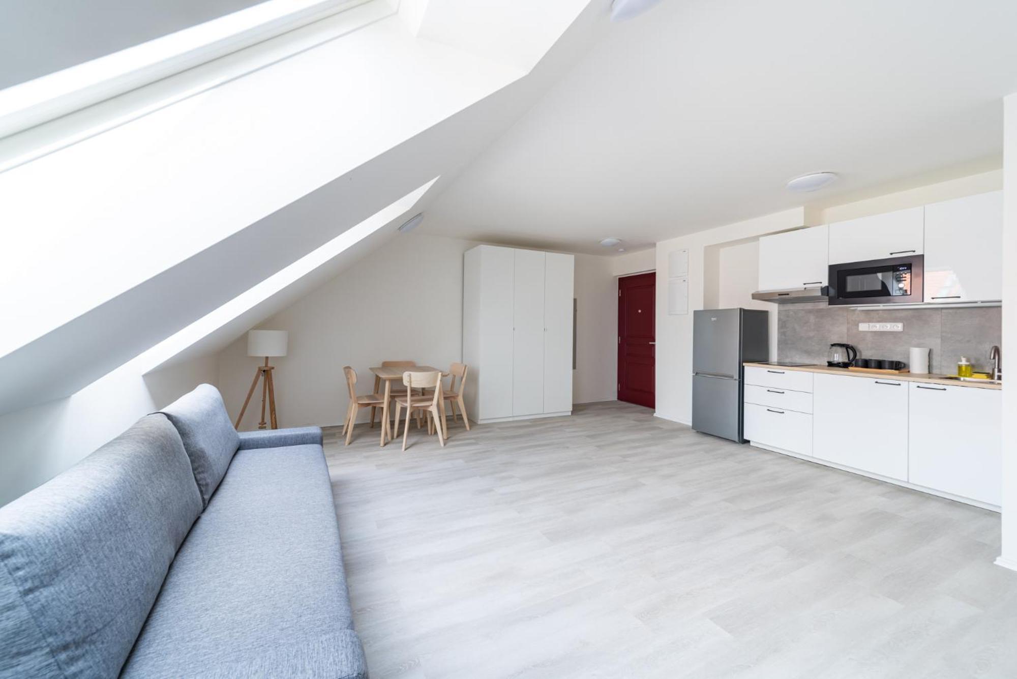Apartments Borivojova 63 プラハ エクステリア 写真
