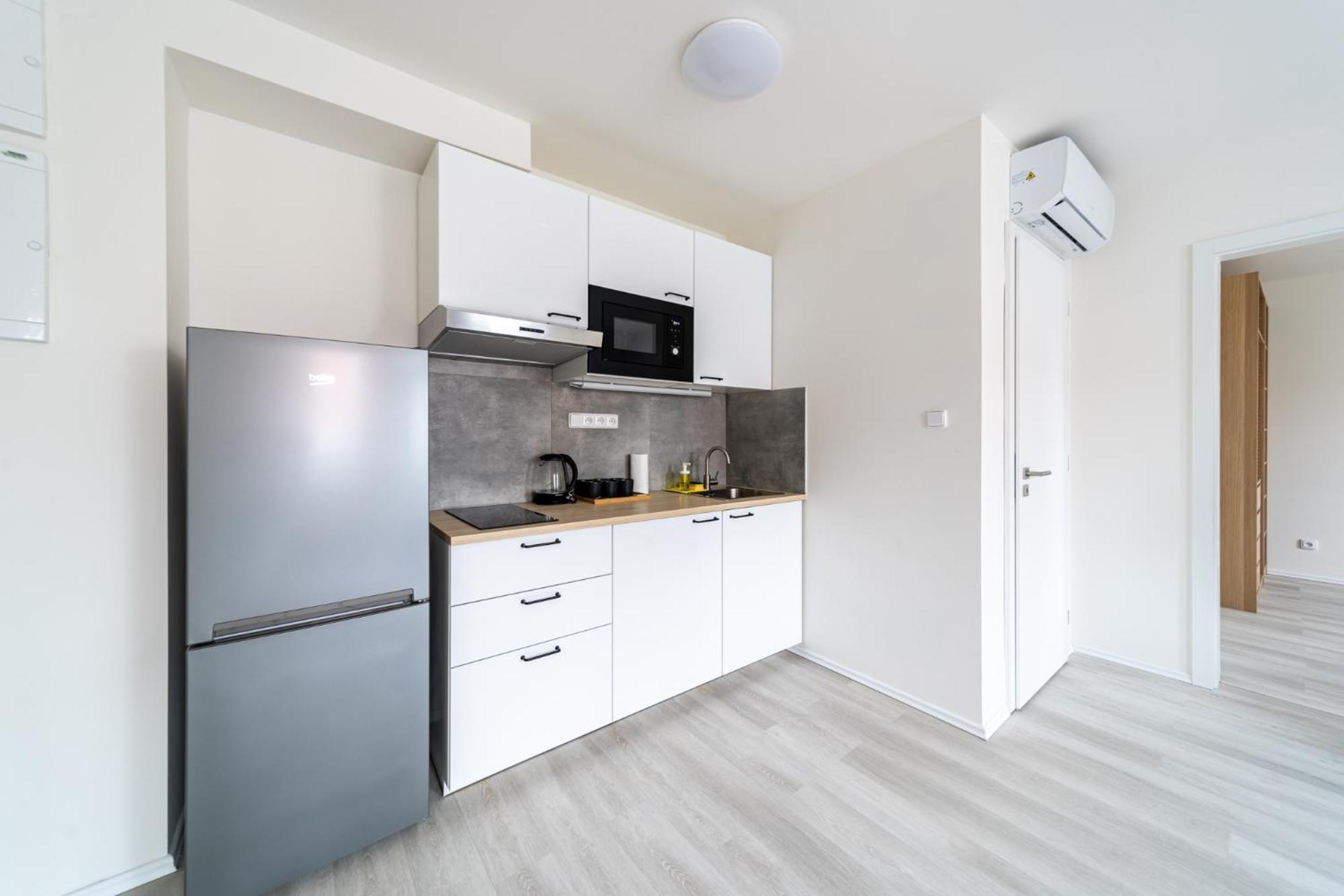 Apartments Borivojova 63 プラハ エクステリア 写真